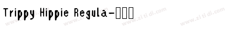 Trippy Hippie Regula字体转换